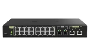 QNAP QSW-M2116P-2T2S network switch Managed L2 2.5G Ethernet Power...