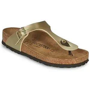 Birkenstock GIZEH womens Flip flops / Sandals (Shoes) in Gold,2.5