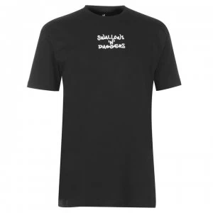 Swallows and Daggers Script T Shirt - Black