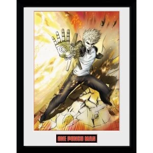 One Punch Man Genos Framed Collector Print