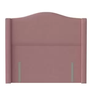 Silentnight Osprey 150 Headboard - Dusty Pink Velvet