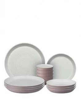 Denby Impression Pink 12 Piece Dinnerware Set