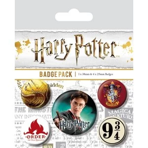 Harry Potter - Gryffindor Badge Pack