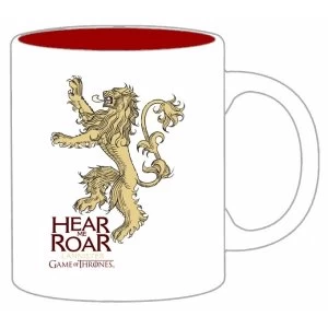 Game of Thrones Lannister cup white And Red