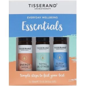 Tisserand Aromatherapy The Little Box of Wellbeing Roller Ball Kit (3x10ml)