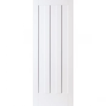 JELD-WEN Curated Simplicity Aston 3 Panel White Primed Internal Door - 1981mm x 686mm (78 inch x 27 inch)