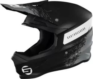 Shot Furious Roll Motocross Helmet, black-grey Size M black-grey, Size M