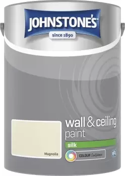 Johnstone's Wall & Ceiling Paint Silk 5L - Magnolia