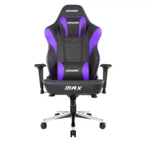 AKRacing Masters Series Max Gaming armchair Upholstered padded seat Black Violet