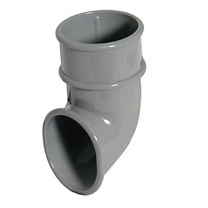 FloPlast RBM3G MiniFlo Downpipe Shoe - Grey 50mm