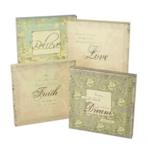 Dream Faith Believe Fabric Pictures (One Random Supplied) by Heaven Sends