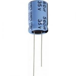 Electrolytic capacitor Radial lead 2mm 68 uF 10