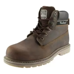 Woodland Mens 6 Eye Padded Utility Boots (11 UK) (Brown)