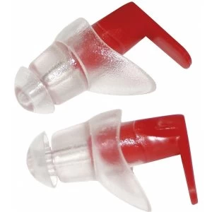 SwimTech Ear Plugs Red/Clear