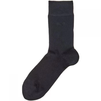 Elle Bamboo 2 pair pack ankle socks - Black