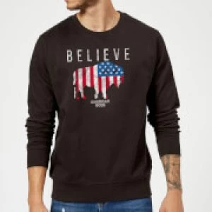 American Gods Believe In Bull Sweatshirt - Black - 5XL