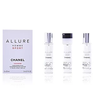 Chanel Allure Homme Sport Gift Set 3 x 20ml Eau de Cologne
