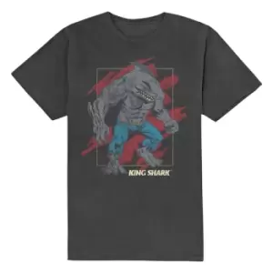 DC Comics - King Shark Unisex XX-Large T-Shirt - Grey