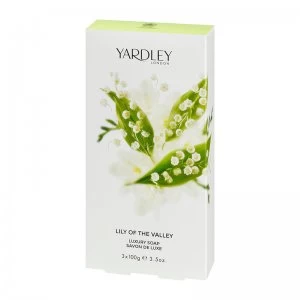 Yardley Lily of The Valley Soap Trio 300g