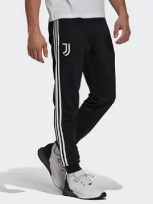 adidas Juventus 3-stripes Sweat Tracksuit Bottoms, Black/White, Size S, Men