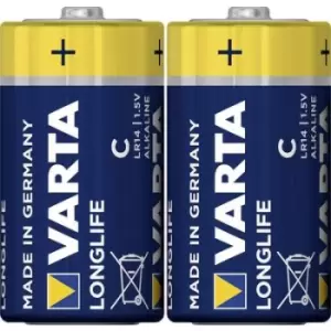 Varta LONGLIFE C Bli 2 C battery Alkali-manganese 7600 mAh 1.5 V 2 pc(s)