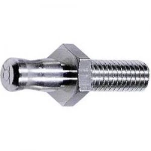 Jack plug Plug vertical mount Pin diameter 6mm Brass Staeubli