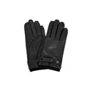 Eastern Counties Leather Mens Stud Strap Gloves (S) (Black)