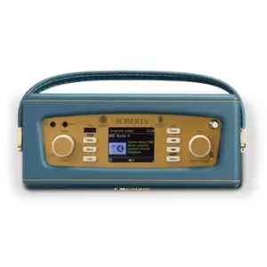 Roberts ISTREAMLTB Revival Smart DAB FM Radio with Alexa in Teal Blue