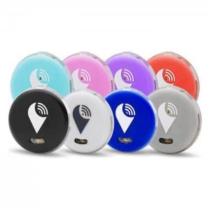 TrackR Pixel Bluetooth Tracking Device 8 Device Pack - Pink Black White Silver Aqua Purple Red Blue
