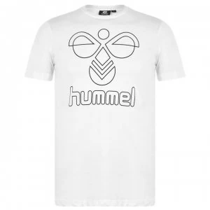 Hummel Hive Peter T Shirt Mens - White 9001