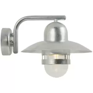Nordlux Nibe Outdoor Dome Wall Lamp Galvanized, E27, IP54