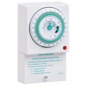 Greenbrook 24hr 96 Electro Mechanical Immersion Heater Timer