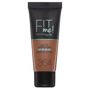 Maybelline Fit Me Matte and Poreless Foundation Deep Bronze Nude