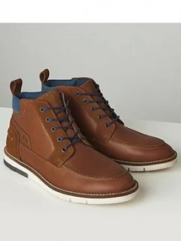 Joe Browns Drifter Casual Leather Boots - Tan, Size 7, Men