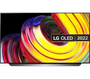 55" LG OLED55CS6LA Smart 4K Ultra HD OLED TV with Google Assistant & Amazon Alexa, Silver/Grey,Black