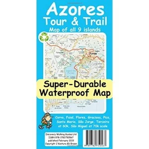 Azores Tour and Trail Super-Durable Map Sheet map 2019