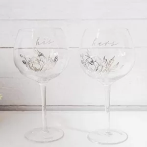 His & Hers Gin Glass Set
