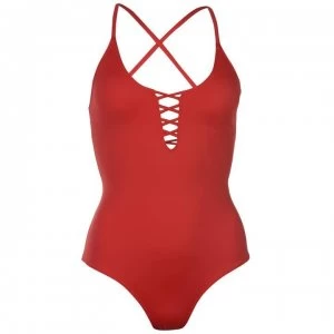 Dorina Dorina Bora Bota Deep V Swimsuit Womens - RED E10