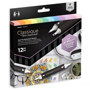 Spectrum Noir Classique Create Marker Pen Set Pastel Set of 12
