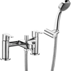 Deva Ethos Taps Bath Shower Mixer in Chrome Brass