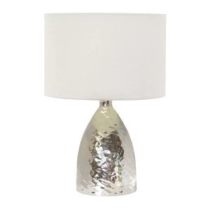 The Lighting and Interiors Group Medina Touch Table Lamp - Chrome