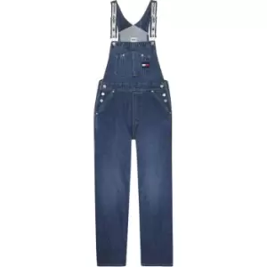 Tommy Jeans Denim Dungarees Womens - Blue