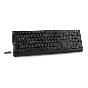 Speedlink Niala USB Ergonomic Full Size Keyboard UK Layout Black - SL-640001-BK-uk