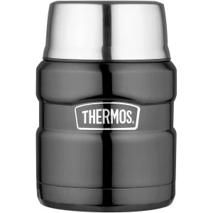Thermos SK3000 470ml GTB Stainless King Food Flask - Gun Metal