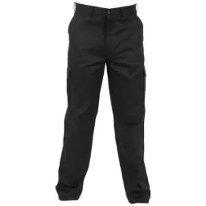 Absolute Apparel Mens Combat Workwear Trouser (50 inches long) (Black)