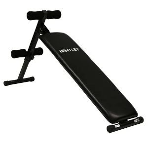 Charles Bentley Fitness Home Gym Adjustable Abdominal Exercise Crunch Sit Up Bench-black