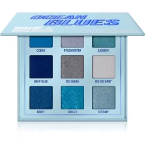 Makeup Obsession Mini Palette Eyeshadow Palette Shade Ocean Blues 11,7 g