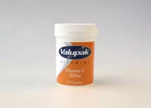 Valupak Vitamin E 100iU 30 Capsules