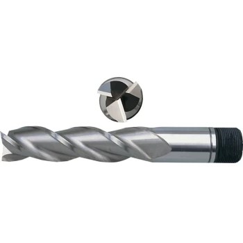 1.1/2'X1 HSS-Co 5% 3 Flute Threaded Shank Long Series Slot Drills - Sherwood
