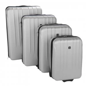 Kangol Hard Suitcase Set - Silver
